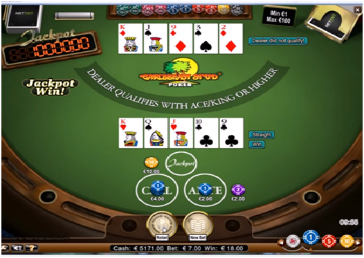 Caribbean Stud Poker Progressive Jackpot
