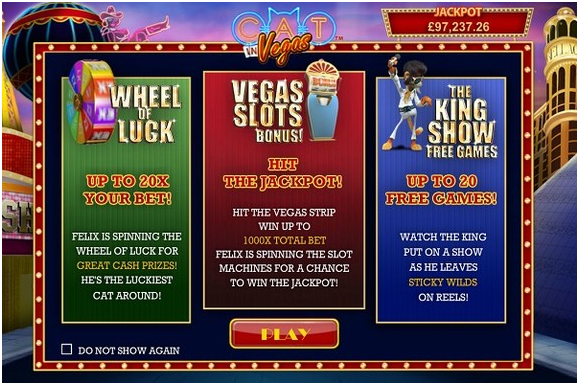 Cat in Vegas Progressive Jackpot