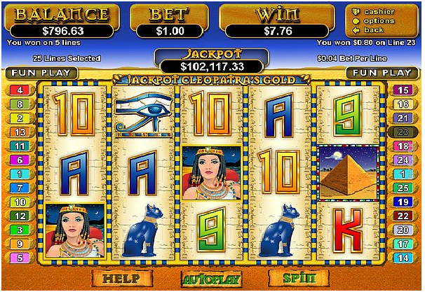 Jackpot Cleopatra's Gold Progressive Jackpot
