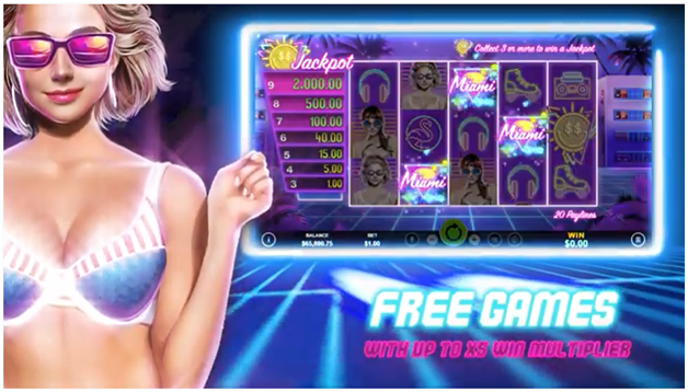 Free Games in Miami Jackpot slots